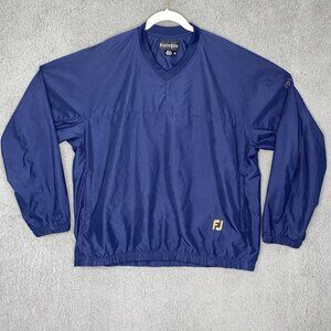 vtg Footjoy Windbreaker Jacket‎ Men M Navy Blue